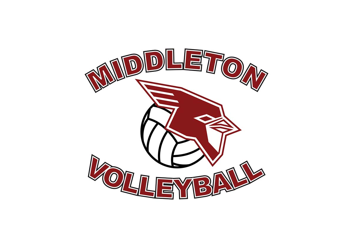 Middleton volleyball logo